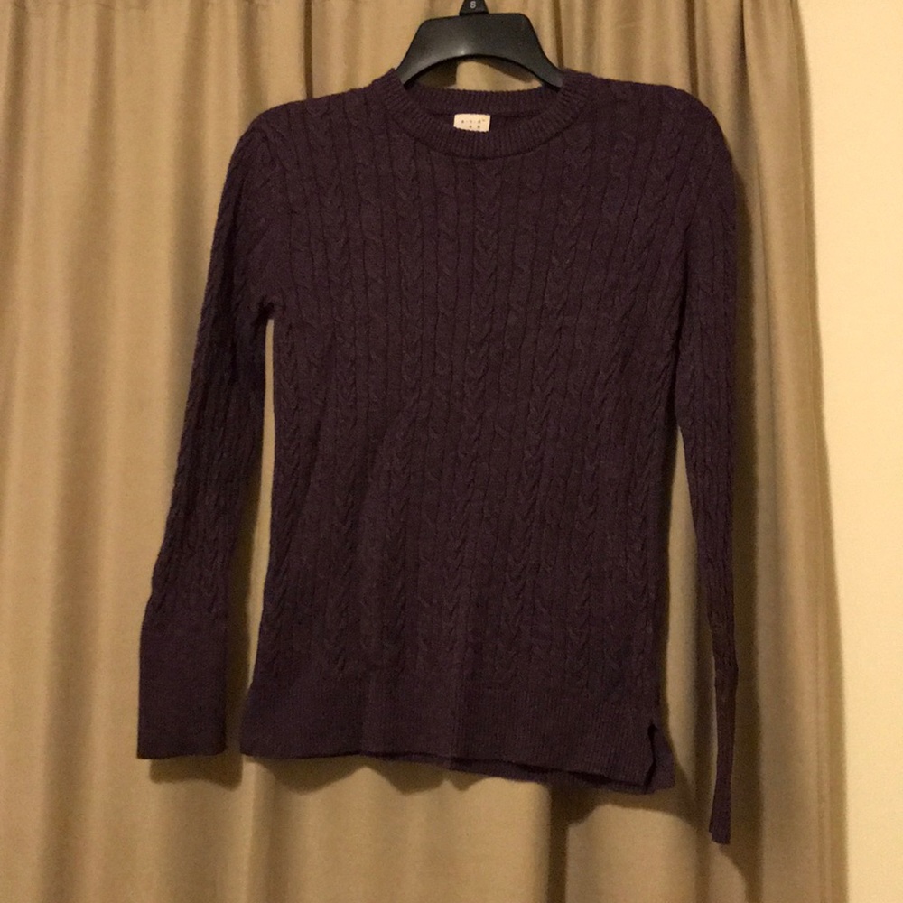 Purple sweater